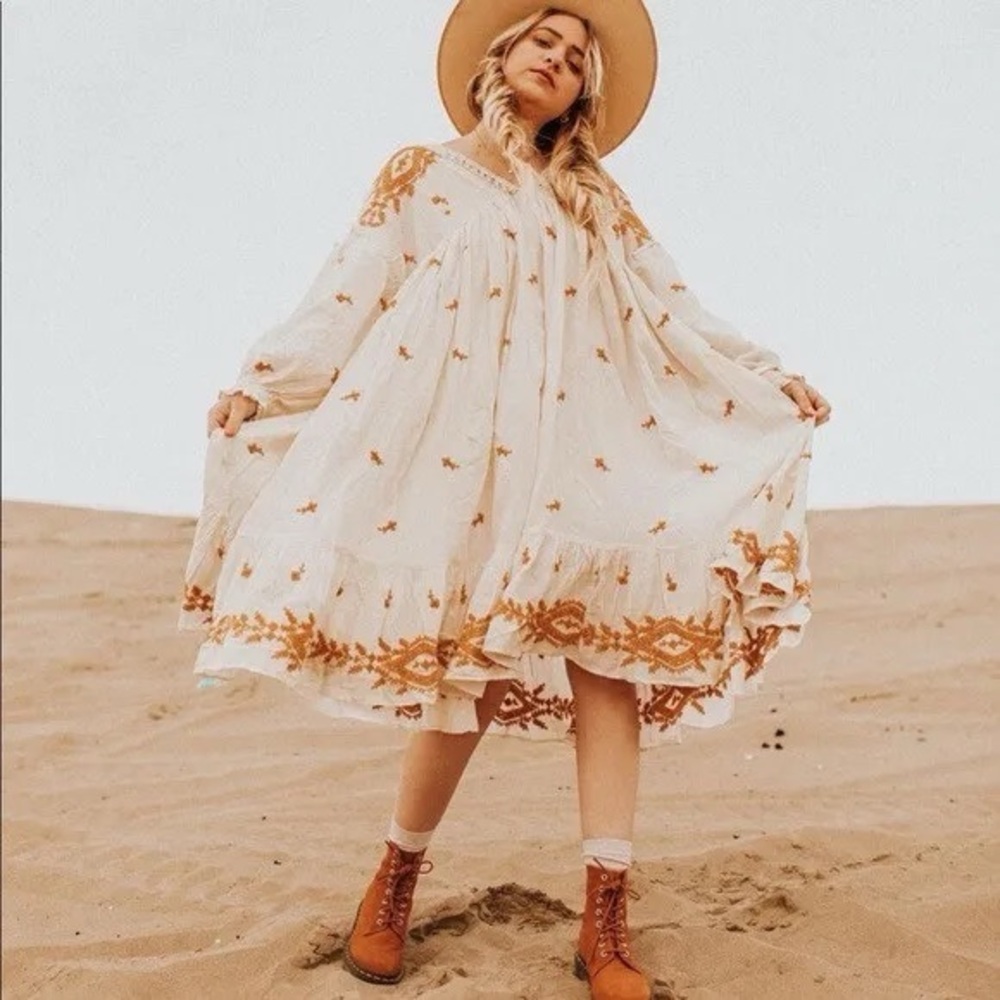 Free people Lavender Fields Midi Dress